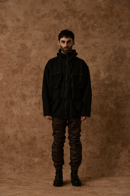 BRUSHED HEMP ZIP UP HOODIE