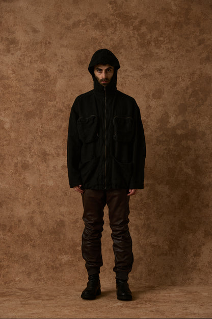 BRUSHED HEMP ZIP UP HOODIE