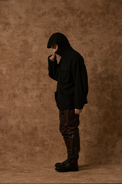 BRUSHED HEMP ZIP UP HOODIE