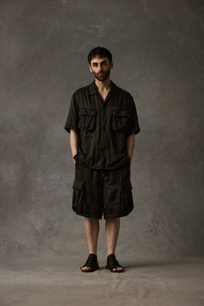 Si/Co OPEN COLLAR SHIRT