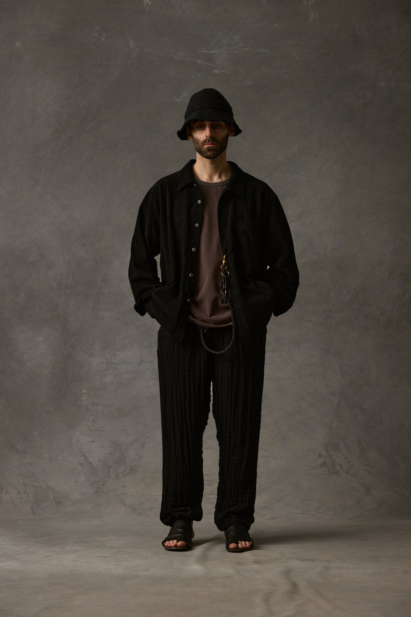 LAMB SUEDE SLING SHIRT