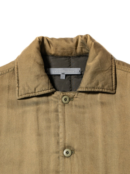 DYED COTTON SILK PADDET BLOUSON