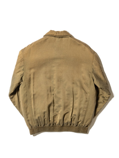 DYED COTTON SILK PADDET BLOUSON