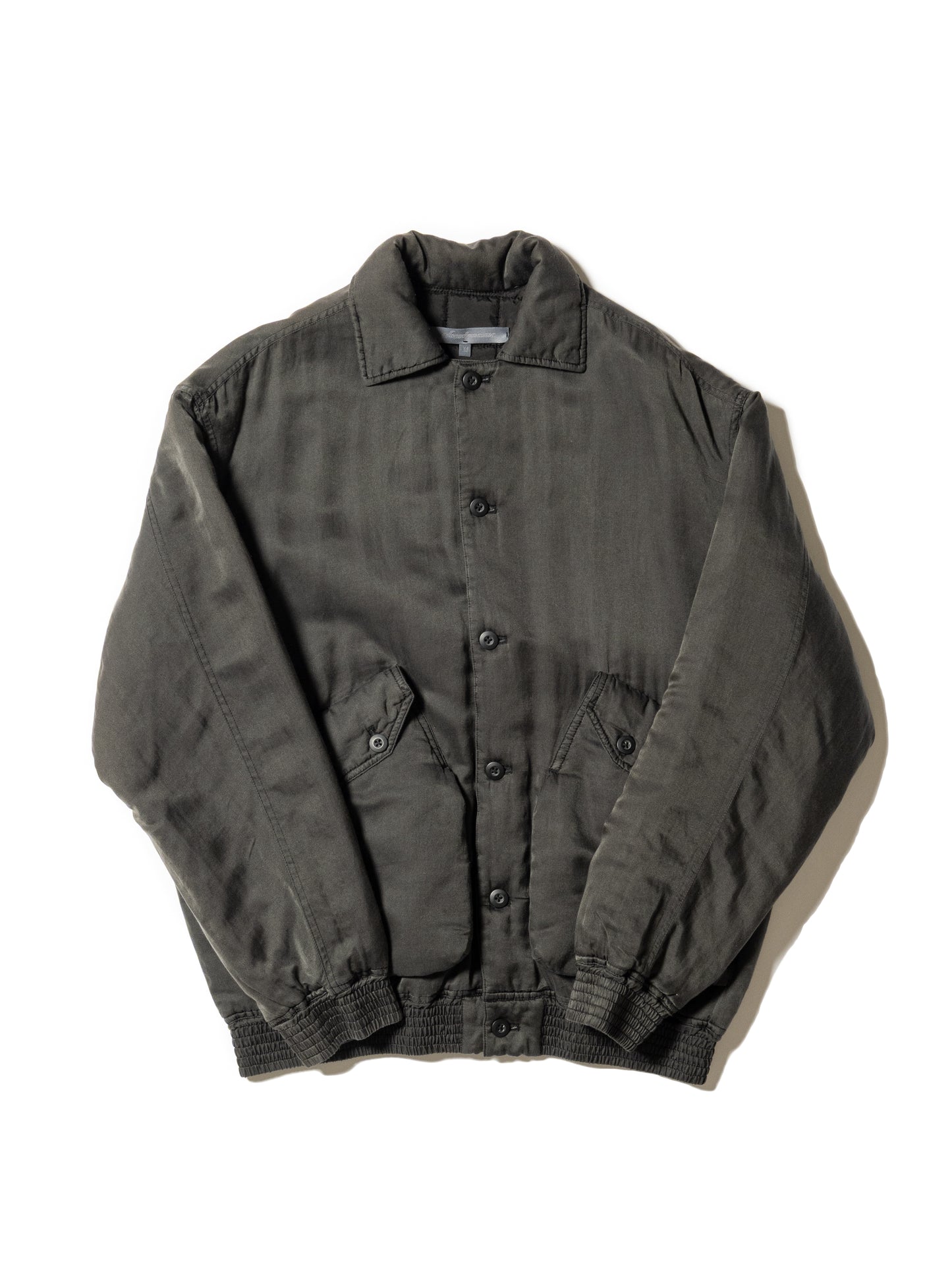 DYED COTTON SILK PADDET BLOUSON