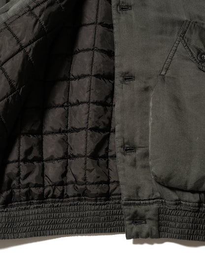 DYED COTTON SILK PADDET BLOUSON