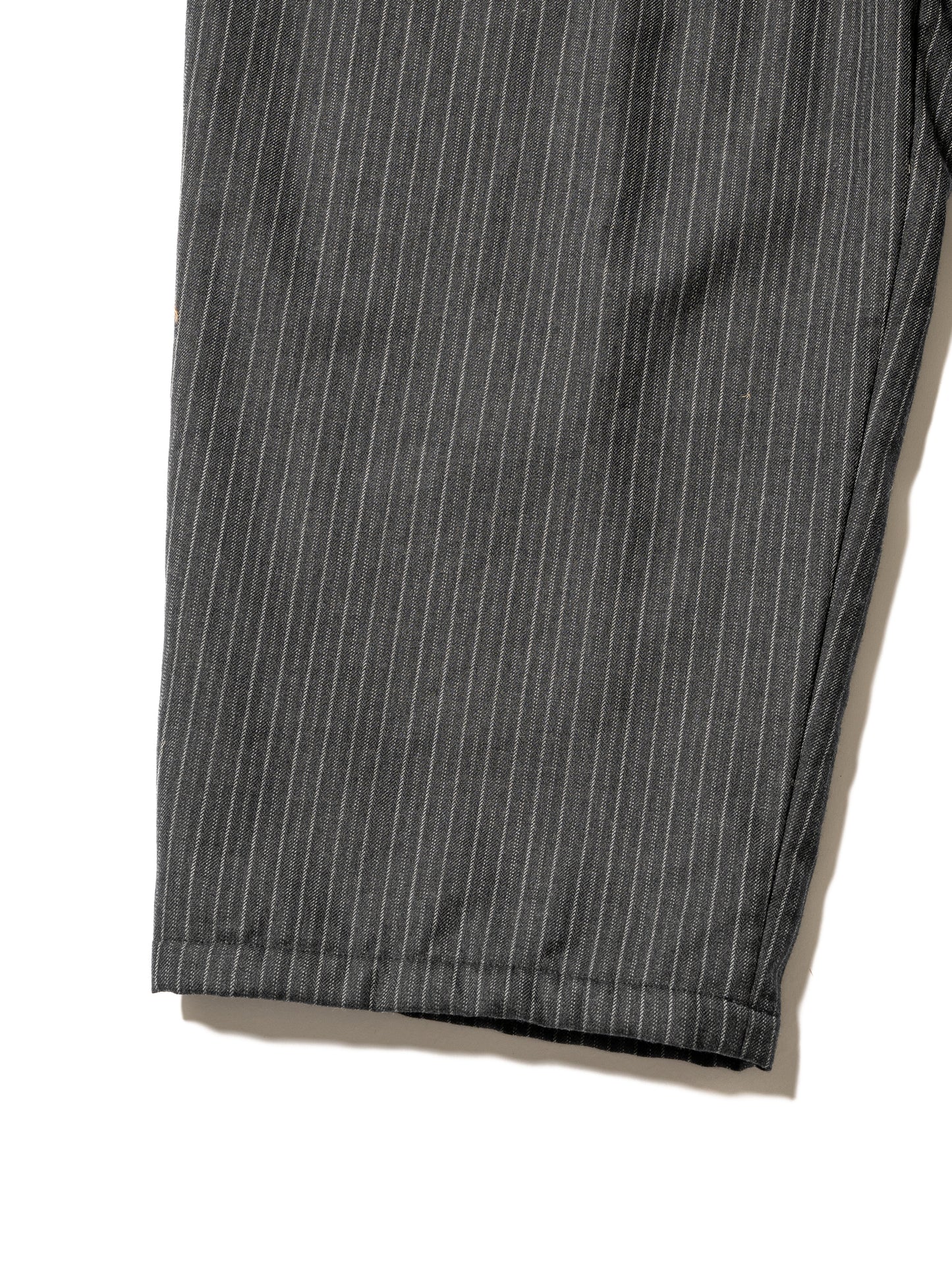 STRIPE WOOL PADDED 6POCKET PANTS