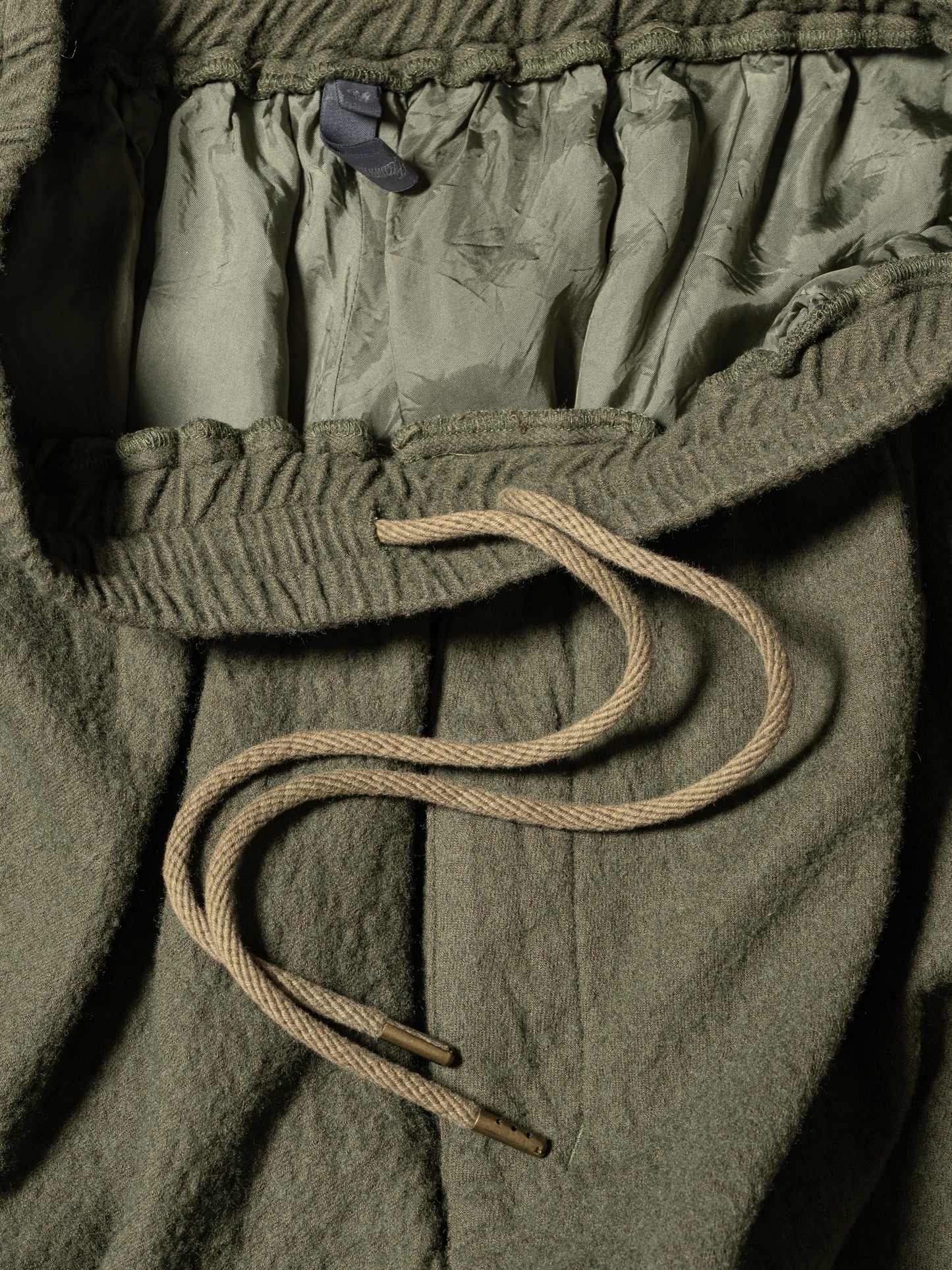 COTTON WOOL EASY PANTS