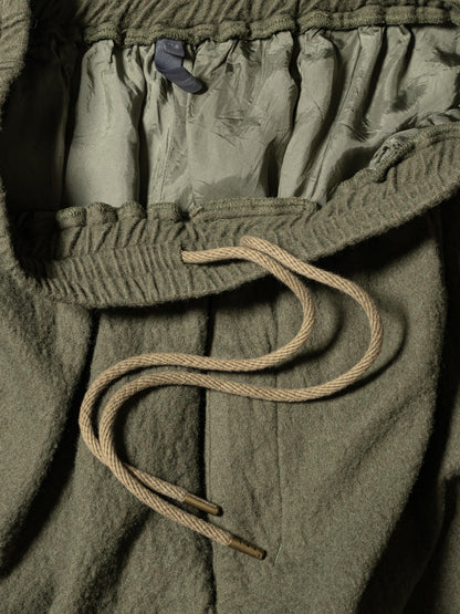 COTTON WOOL EASY PANTS