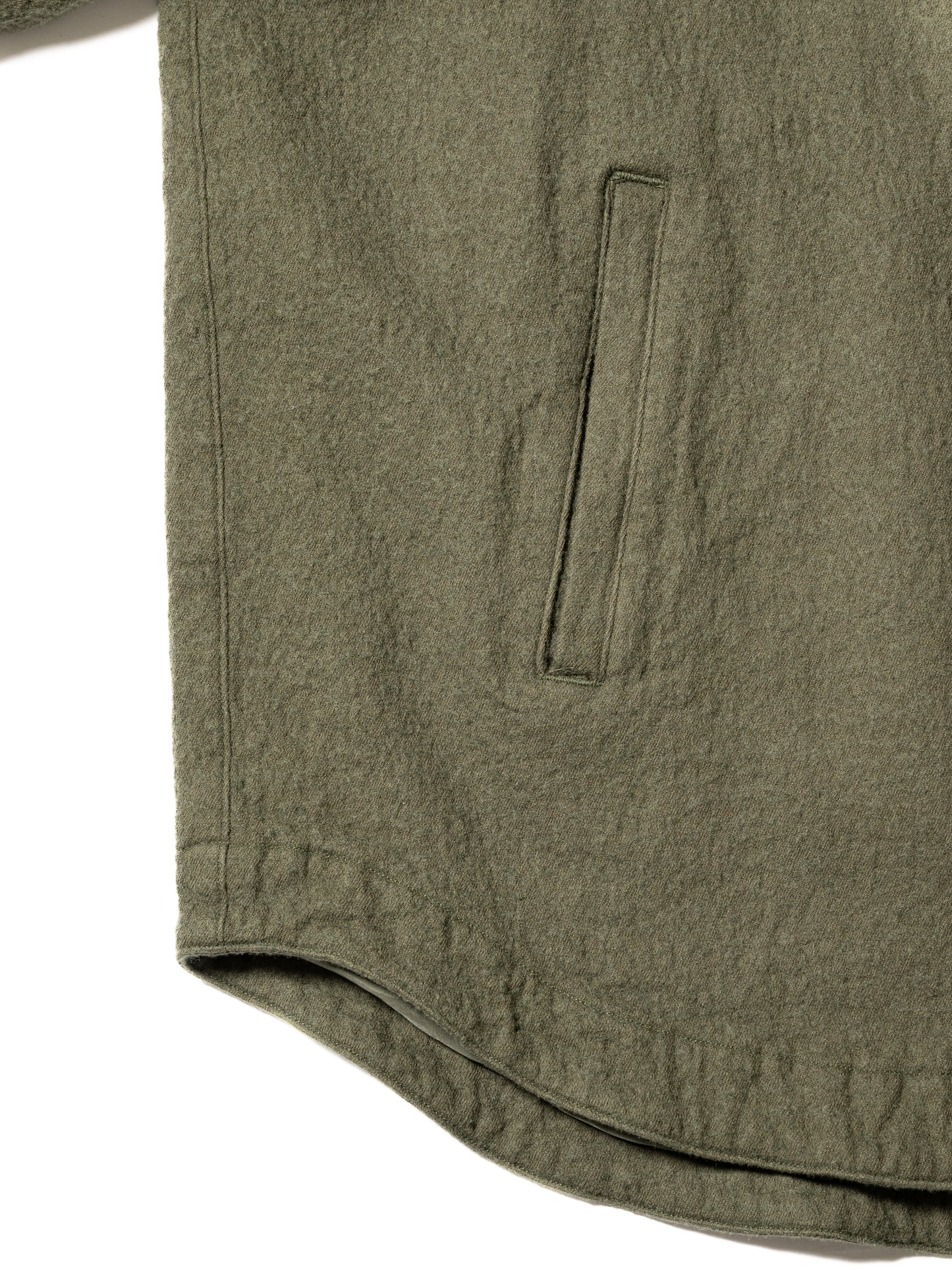 COTTON WOOL 3 POCKET SHIRT