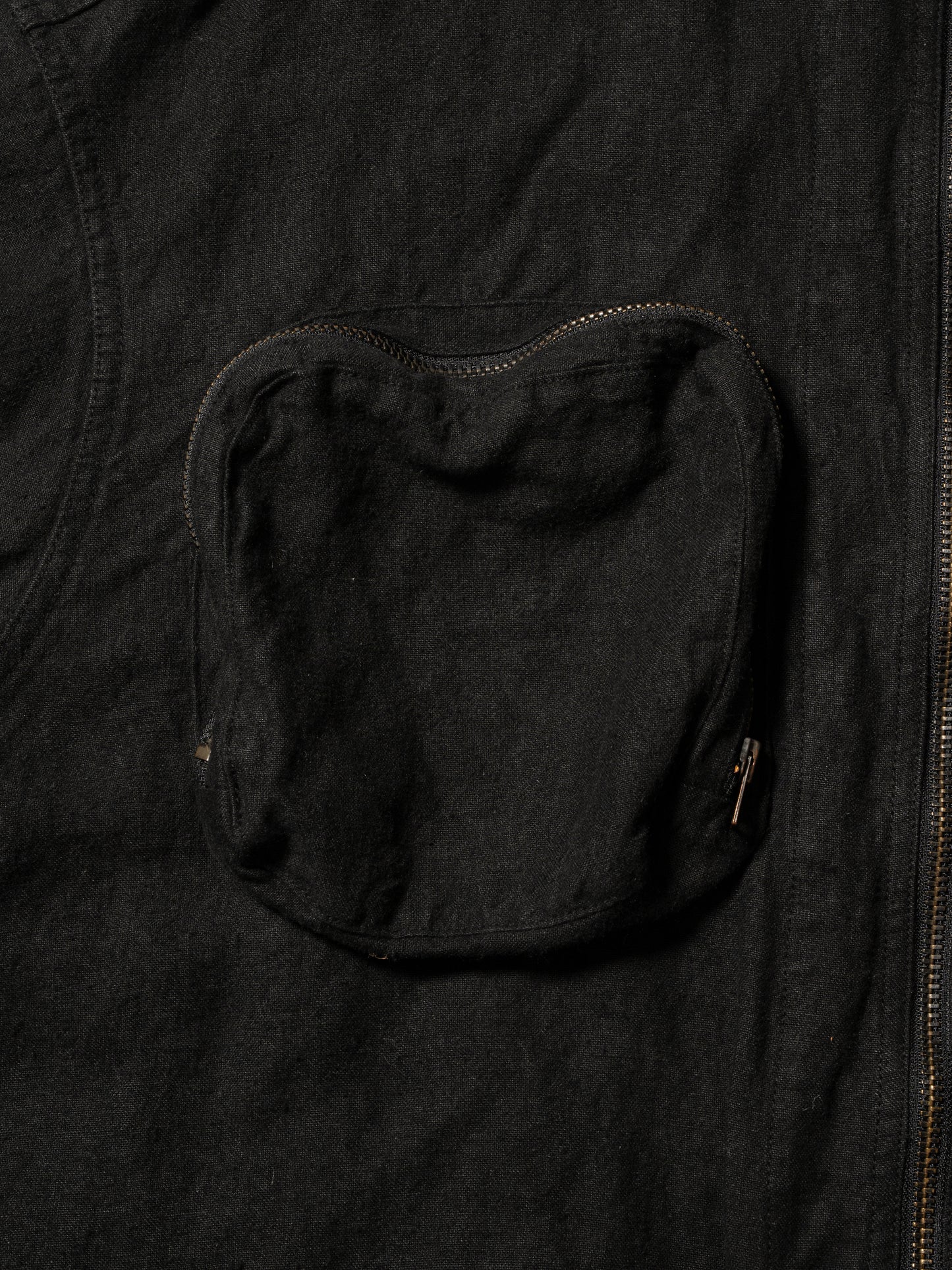 BRUSHED HEMP ZIP UP HOODIE