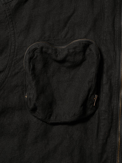 BRUSHED HEMP ZIP UP HOODIE