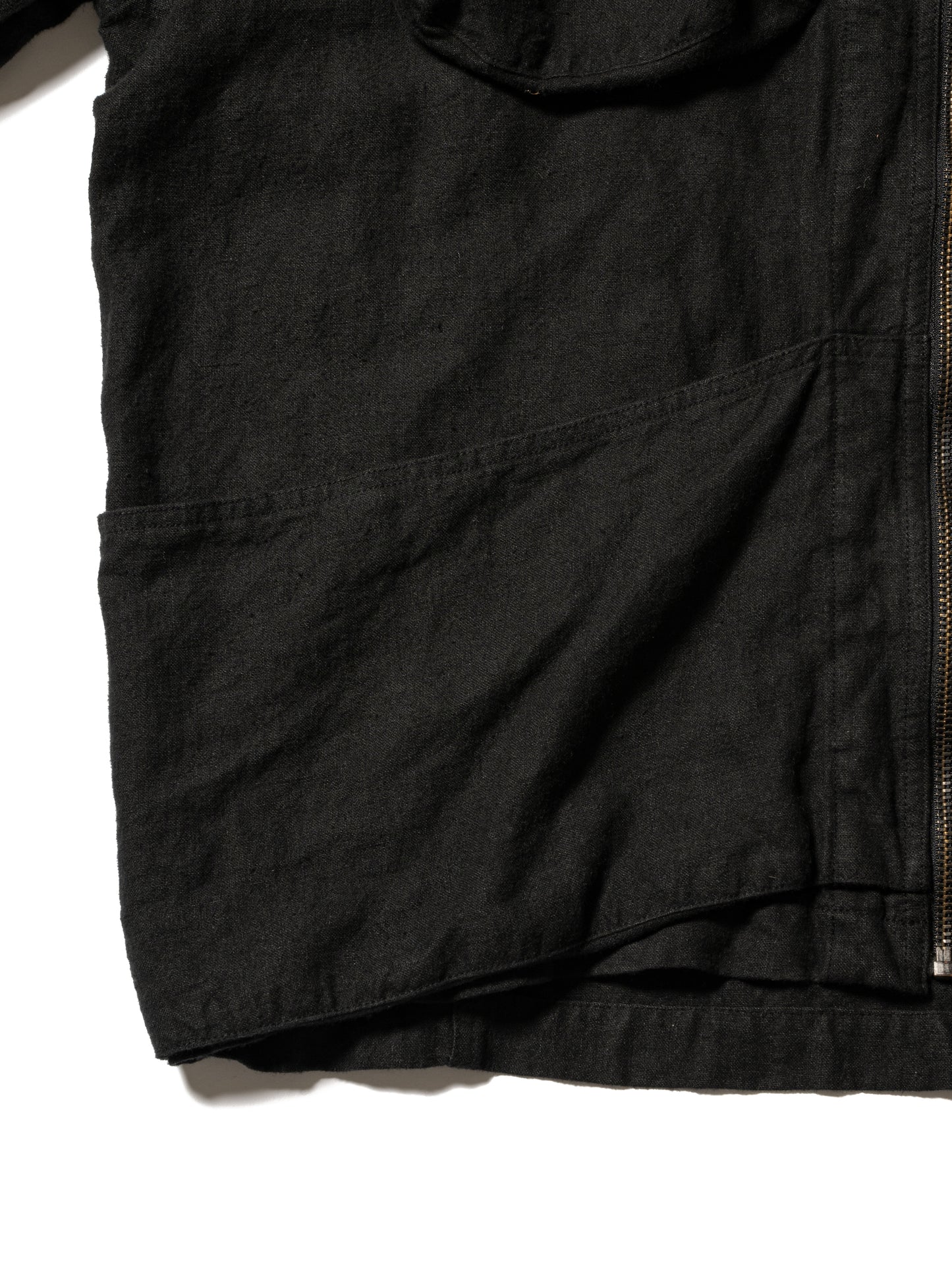 BRUSHED HEMP ZIP UP HOODIE