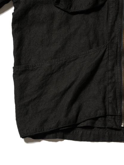 BRUSHED HEMP ZIP UP HOODIE