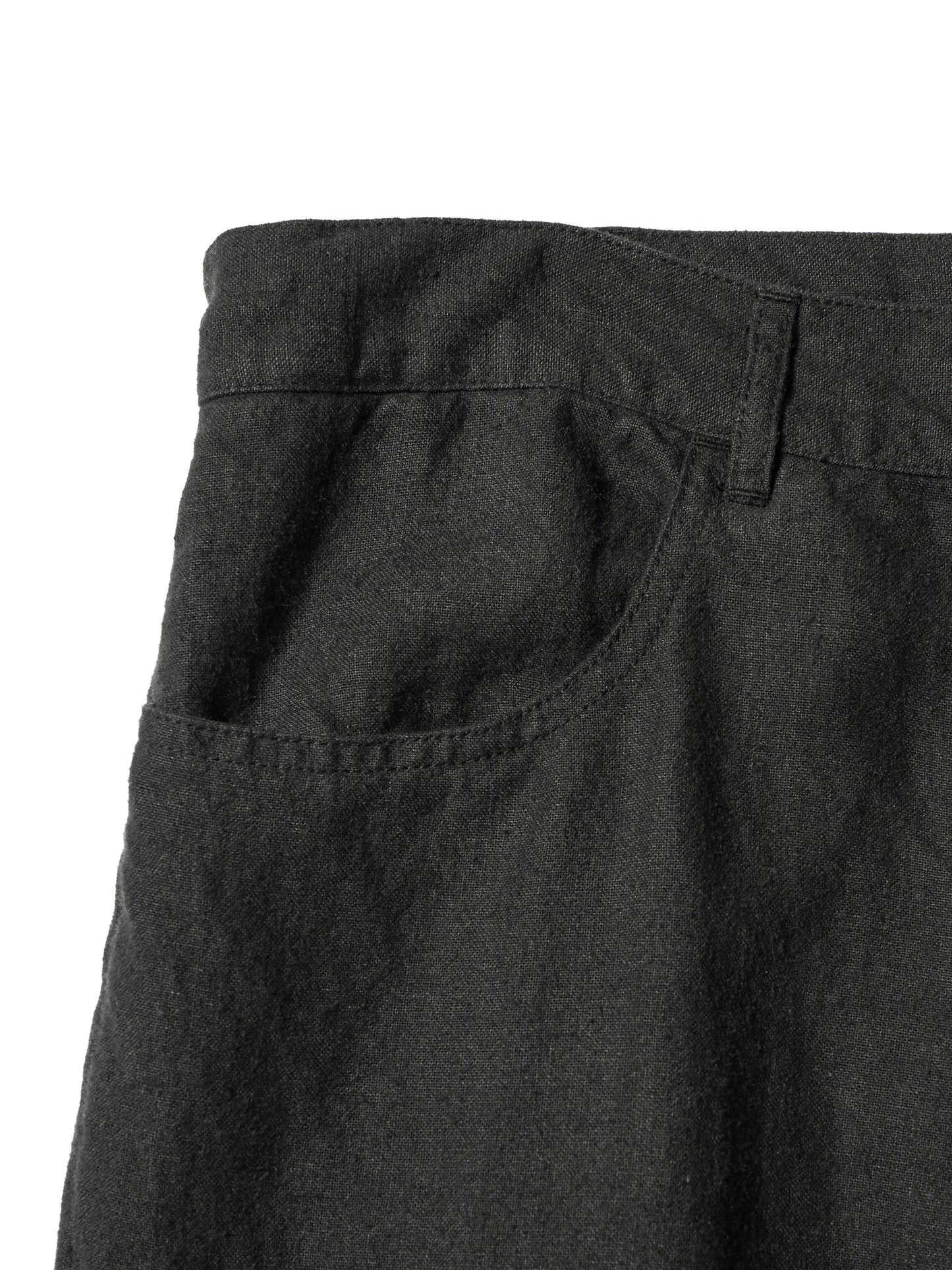 BRUSHED HEMP DOUBLE KNEE PANTS