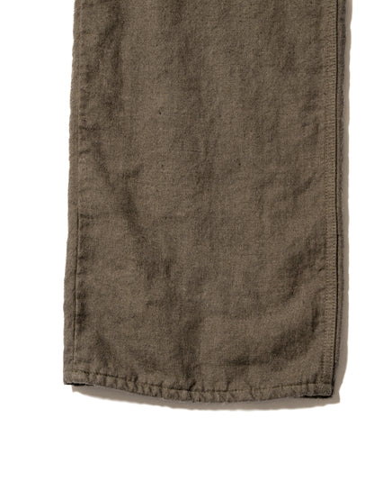 BRUSHED HEMP DOUBLE KNEE PANTS