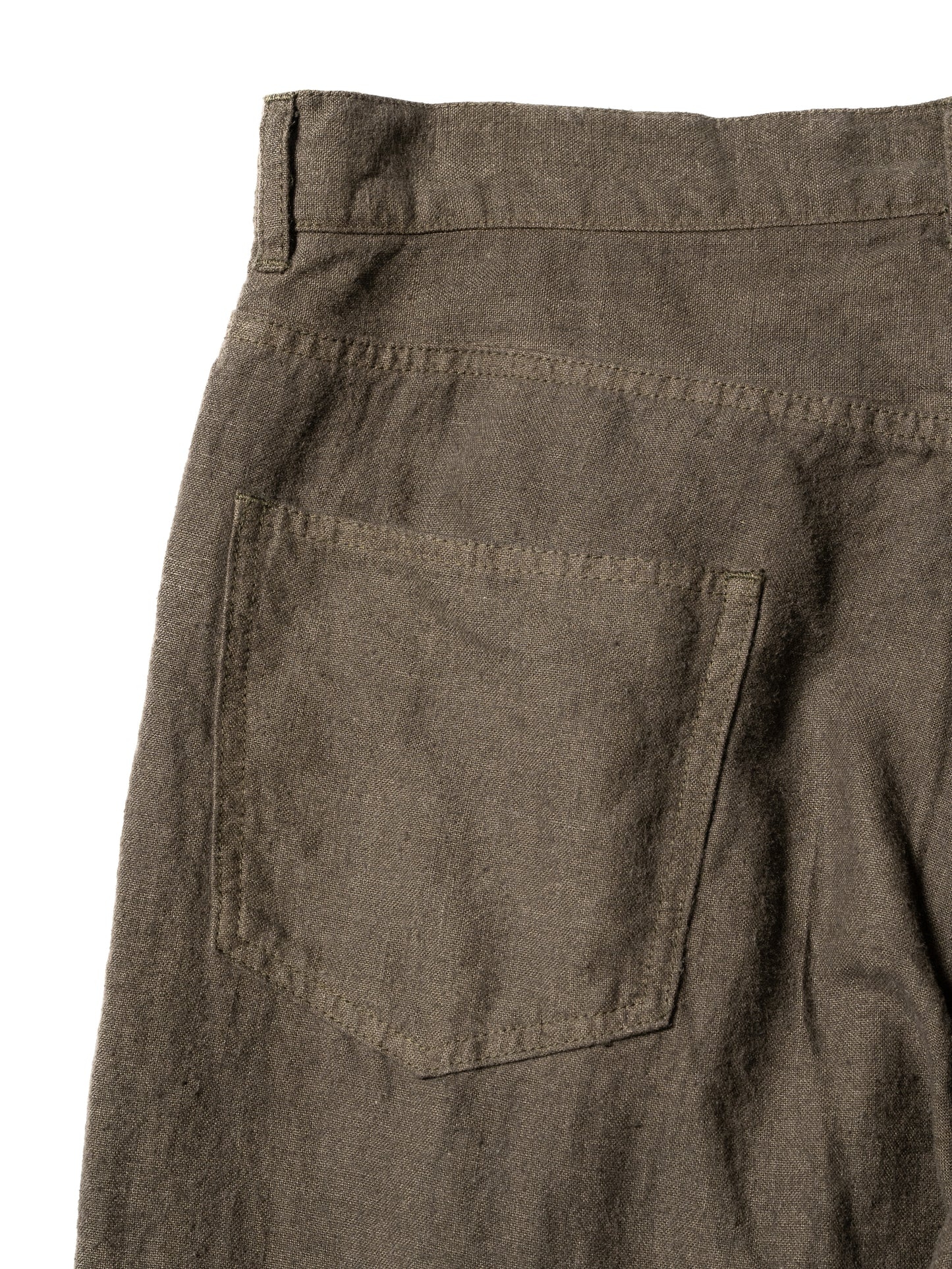 BRUSHED HEMP DOUBLE KNEE PANTS