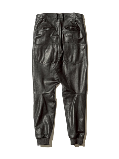 LAMB LEATHER SARROUEL PANTS