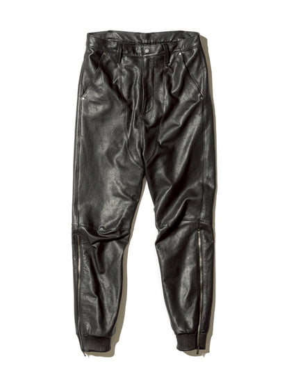 LAMB LEATHER SARROUEL PANTS