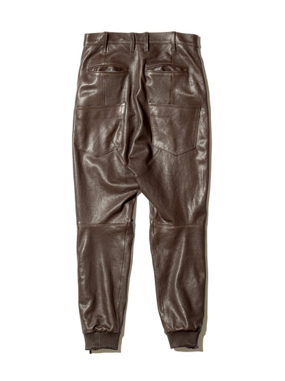 LAMB LEATHER SARROUEL PANTS