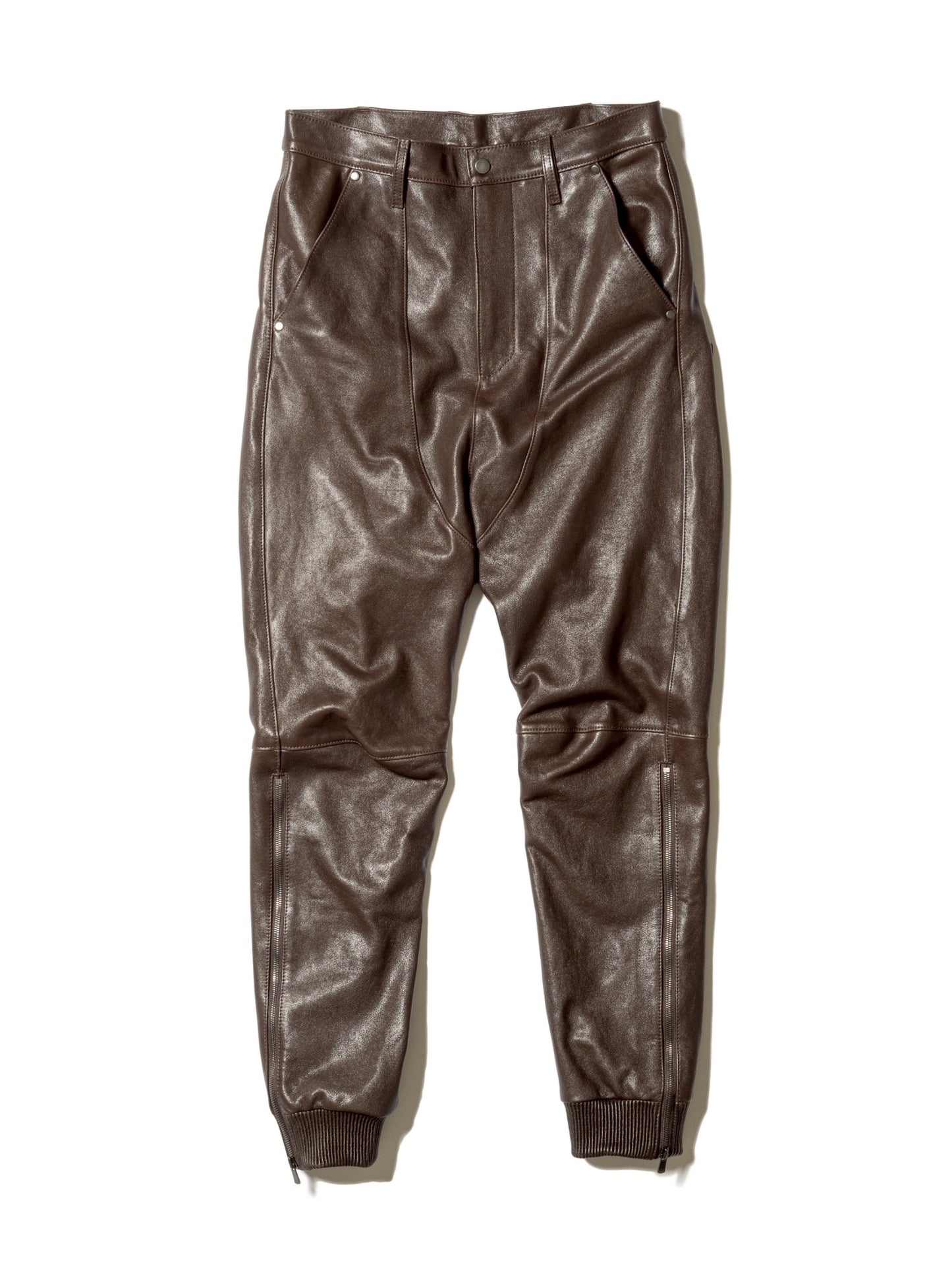 LAMB LEATHER SARROUEL PANTS