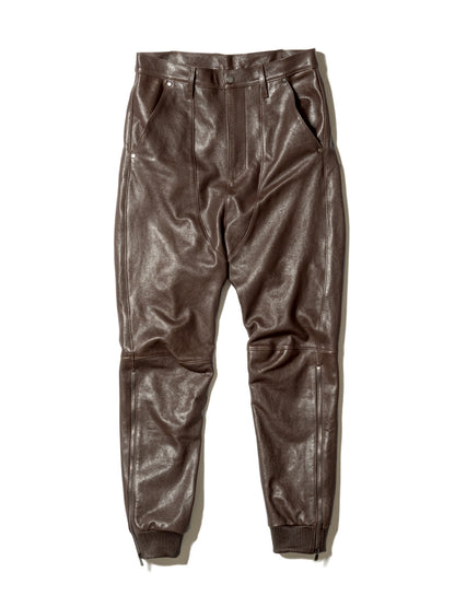 LAMB LEATHER SARROUEL PANTS