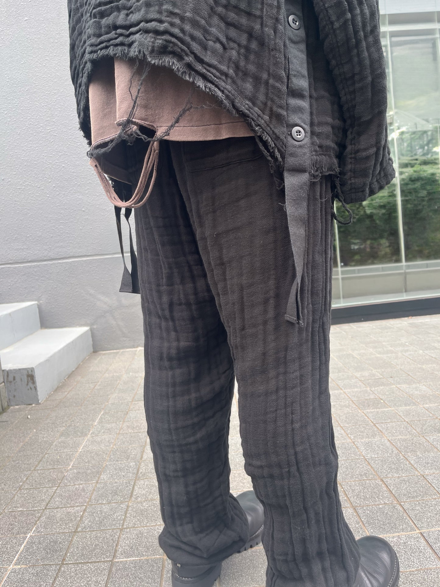 KAYA EASY PANTS - TRIPLE CLOTH