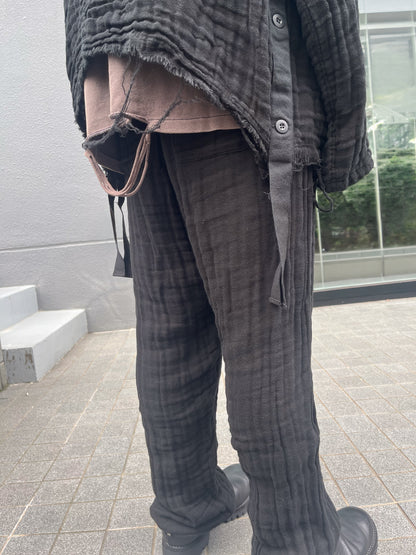 KAYA EASY PANTS - TRIPLE CLOTH
