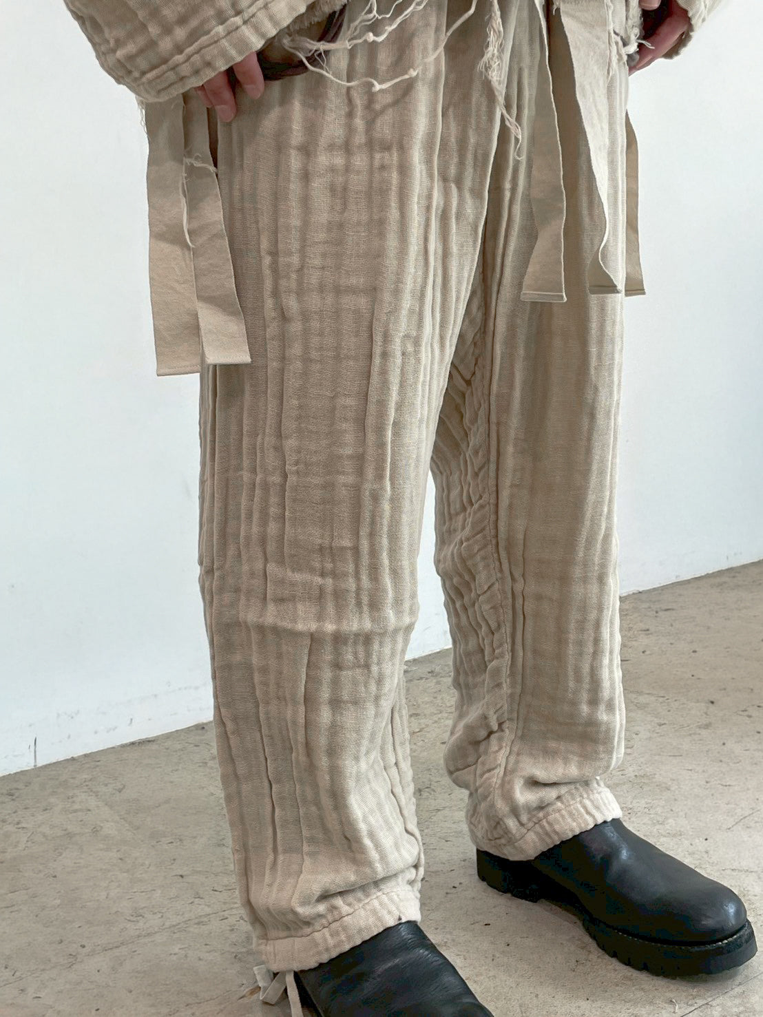 KAYA EASY PANTS - TRIPLE CLOTH