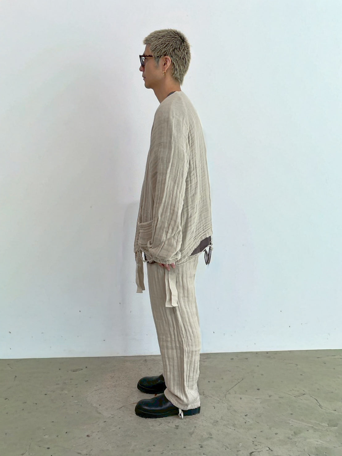 KAYA EASY PANTS - TRIPLE CLOTH