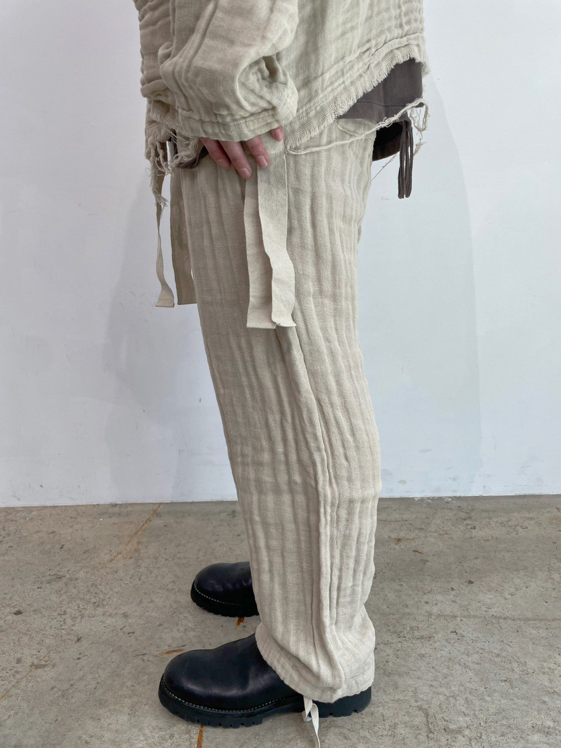 KAYA EASY PANTS - TRIPLE CLOTH